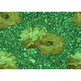 thumbnail image 1 of Ahgly Tapis Rectangulaire Lavable en Machine Intérieur Transitionnel Vert Néon, 2 Pieds x 4 Pieds, 1 of 7