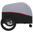 thumbnail image 5 of vidaXL Bike Trailer Black and Red 45 kg Iron, 5 of 5