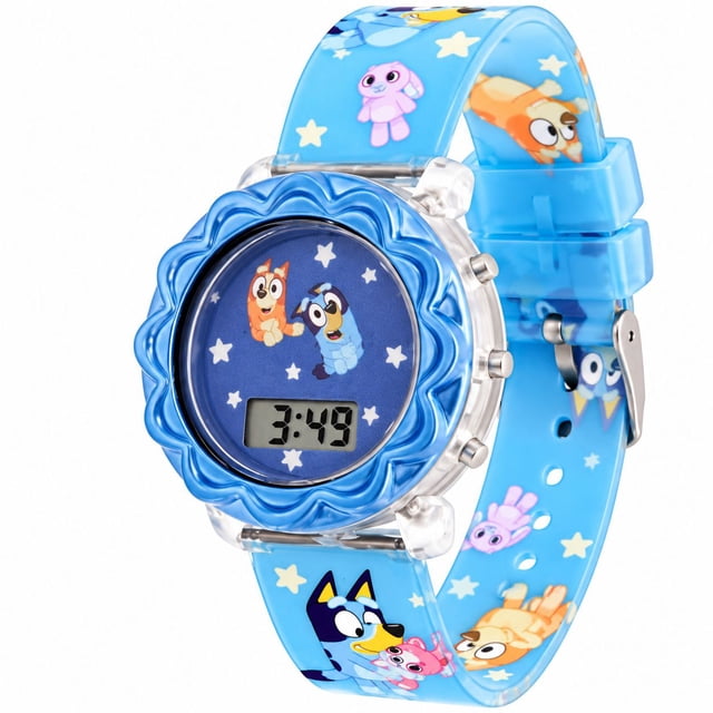 Bluey Kids Digital Watch with Flashing dial