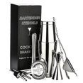 thumbnail image 2 of veasfak 8pcs Shaker Bar Set Stainless Steel Bartender Tools Kit 18/25, 2 of 7