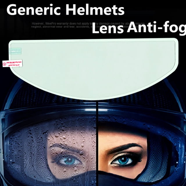 Dvkptbk Car Accessories Interior Helmet Clear Anti-Fog Patch Film Universal Motorcycle 3ml