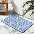 thumbnail image 5 of Experience Plush Comfort with our Non-Slip 20x32in Tribal Style Bath Rug Runner - Soft Luxury Microfiber Bathroom Rugs, Machine Washable for Tub and Shower. Transform Your Bathroom Today!, 5 of 5