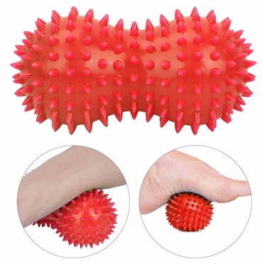 Massage Ball Pvc Massager Back Massager Foot Massager Massager PVC Peanut Spiky Massage Ball Back Foot Massager Ball Fitness Muscle Massaging
