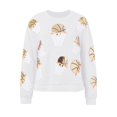 thumbnail image 1 of Kcodviy Womens Basketball Hoop Sequin Comfy Outfit Set Women Sweatshirt Crewneck Oversized Long Womens Sweatshirt Sleeve Pullover Tops, 1 of 3