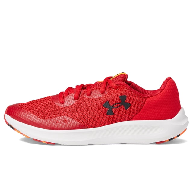 Under Armour Chaussures de Course Charged Pursuit 3 pour Garçons, (602) Rouge/orange Éclat/noir, 6.5 Grand Enfant US