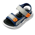 thumbnail image 1 of Kcodviy Boy Comfortable Beach Sandals for Boys Size 3 with Soft Soles in Boys Riders Sandals Summer Toddler Beach Sandals Water Sandals Kids Toddler Water Shoes Size 3, 1 of 5