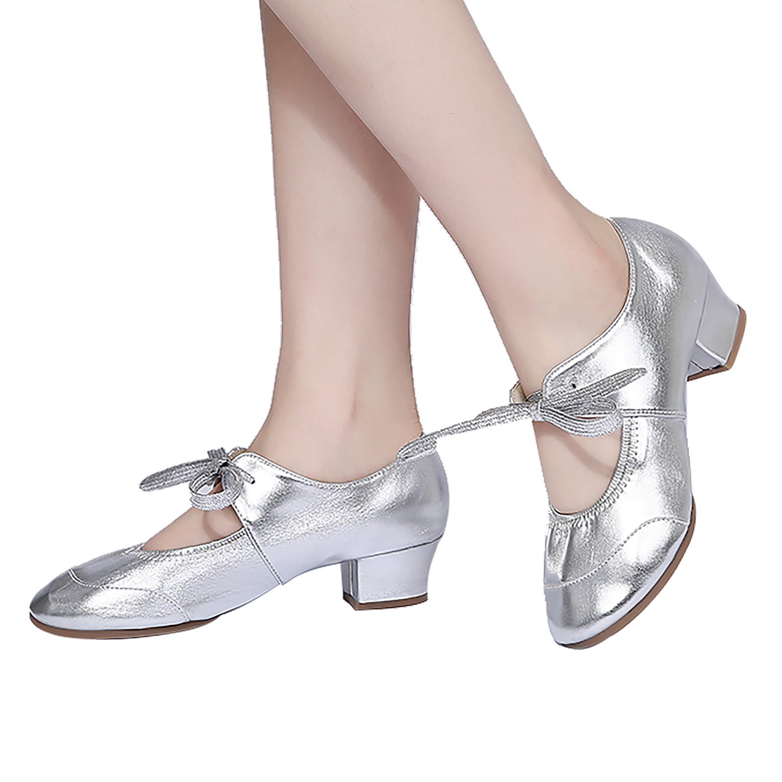 Lady Style Shallow Mouth Modern Dance Latin Dance Square Dance Shoe Low Top Soft