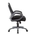 thumbnail image 4 of Boss Office Ribbed High Back Mesh Chair in Black, 4 of 6