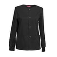 thumbnail image 1 of Womens Scrub Jacket Workwear Snap Front Warm-up Scrubs Jacket, 1 of 4