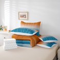 thumbnail image 4 of YST Abstract Aesthetic Gradient Ombre Comforter Set, 7-Piece, King, Watercolor Geometric, Dot and Wave Line, 4 of 4