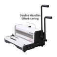 thumbnail image 4 of Professional F3 Manual Wire Binder, Rayson TD-200 Book Binding Machine, 40 Holes, 3:1, Punch 20 Bind 130 Sheets, Office, School ,Pinpoint Punching, 4 of 6