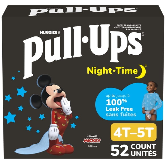 Pull-Ups Night Time Training Pants, Giga Pack, Size 2T-6T
