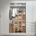 thumbnail image 4 of TOYTEXX Foldable 10-Tier Shoe Cabinet, 175 cm Tall Stackable Organizer for Closet or Entryway, 4 of 5