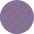 thumbnail image 1 of Ahgly Tapis d'Intérieur Lavable en Machine Carré Transitionnel Violet Foncé, 3 Pieds Carré, 1 of 7