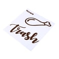thumbnail image 1 of Modern Home Decor, Recycle Trash Sticker Logo Sign Decal Self Adhesive Trash Decal, 1 of 9