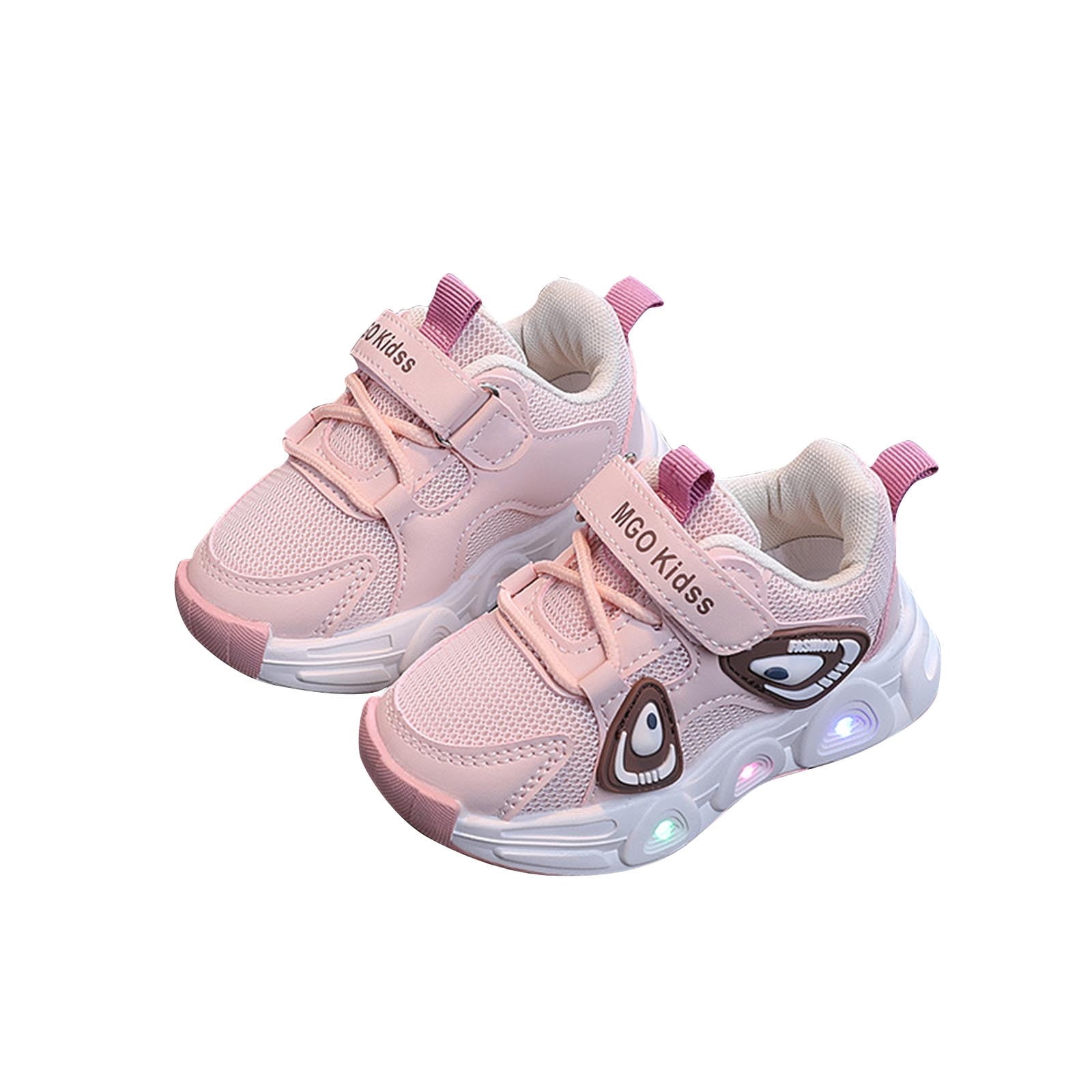 Pisexur Baby Shoes Fashion Light Up Sports Sneakers Unisex Toddler