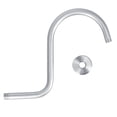 thumbnail image 2 of Loewten Shower Arm, S Shape Shower Extension Arm With Decorative Cover For Hotel For Bathroom, 2 of 8