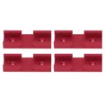 thumbnail image 2 of T Piste Transversale Chute, Économie de Main-D'œuvre T Piste Intersection Pièces Résistant à l'Usure 4PCS pour Bricolage pour Charpentier Rouge, Bleu, Argent, 2 of 8
