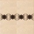 thumbnail image 1 of Ahgly Company Tapis d'Intérieur Lavable en Machine Carré Transitionnel Pérun Brun, 4 Pieds Carré, 1 of 7