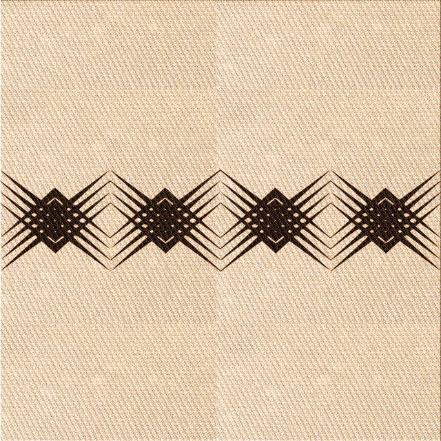 Ahgly Company Tapis d'Intérieur Lavable en Machine Carré Transitionnel Pérun Brun, 4 Pieds Carré