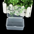thumbnail image 4 of Rectangular Clear Plastic Storage Containers Box with Hinged Lid for Beads and Other Small Craft Items, 4 of 7