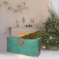 thumbnail image 4 of Giant PE Woven Christmas Tree Storage Bag 165x75x38cm, Waterproof Artificial Holiday Xmas Tree Container, Reinforced Handles, 4 of 7