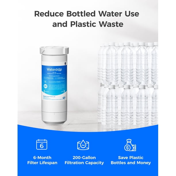 ゲートファズ Waterdrop XWF Refrigerator Water Filter, Replacement for GE