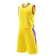 thumbnail image 2 of WEIYLL Ensembles de Tenue pour Filles Soccer Soccer Entraînement Équipe 2 Pcs Survêtement Sport Entraînement Mise en Forme Jaune Rentrée des Classes Tenues d'Automne Taille 9-10 Ans, 2 of 5