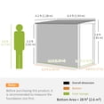 thumbnail image 3 of Outsunny 4' x 6' Metal Tool Shed, Outdoor Shed with Window and 2 Vents, 3 of 9
