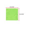 thumbnail image 3 of INSPIRE CHIC Men's Pocket Square Solid Color Handkerchiefs Self-folded For Wedding Party Fluorescent Green One Size, 3 of 4