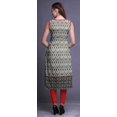 thumbnail image 4 of Bimba Tuniques Droites pour Femmes Imprimées Sans Manches Kurti Décontractée Robe Petite, 4 of 5