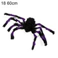 thumbnail image 2 of Simulation Spider Decorative Lifelike Plush Prank Spider Funny Toy Halloween Party Decor Style 4 One Size, 2 of 13