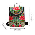 thumbnail image 3 of Amzcrzy Storage and Organization A Knapsack Ethnic Style Bag Embroidered Small Backpack Yunnan Embroidered Bag Embroidered Shoulders Bag Home Storage Organization and Storage Storage Container, 3 of 5