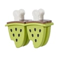 thumbnail image 2 of PEONAVET Ice Cream Mold Popsicle With 4 Pops, Ice Cream Molds Reusable Ice Makers Easy Release Popsicle Tray For DIY Ice Cream Homemade Ice, 2 of 2
