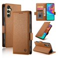 thumbnail image 2 of Magnetic Wallet Case with Card Holder & Stand for Samsung Galaxy A16 Brown, 2 of 6