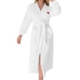 thumbnail image 1 of Ihph7 Fluffy Robe Plush Robes for Women Long Robes for Women Fleece Robe Long Sleeve Robes for Women Full Length Robe Shower Robe for Women Winter Robes for Women White XL, 1 of 4