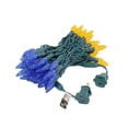 thumbnail image 4 of Novelty Lights 24FT 70 LED C6 Christmas String Lights, Blue & Orange, 4 of 8