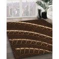 thumbnail image 3 of Ahgly Company Machine Washable Indoor Rectangle Transitional Saddle Brown Area Rugs, 2' x 4', 3 of 7