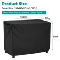 thumbnail image 1 of Housse Imperméable pour Chariot de Préparation Extérieur Mobile pour Repas, Four à Pizza, Gril de Patio, Table, 1 of 5