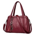 thumbnail image 1 of Tote Bag For Women Ladies Large Capacity Handbag Soft Leather Woman Messenger Bags Luxury Purses Crossbody Handbags, 1 of 4