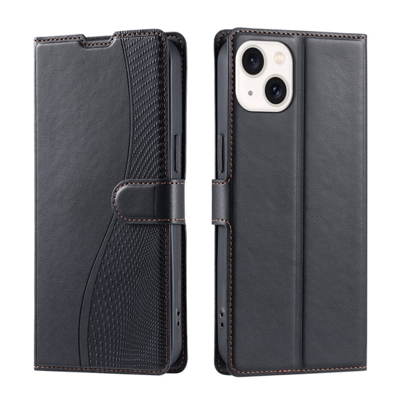 iPhone 13 Case,Wallet Pu Leather Flip Cover Card Holder Magnetic Stand