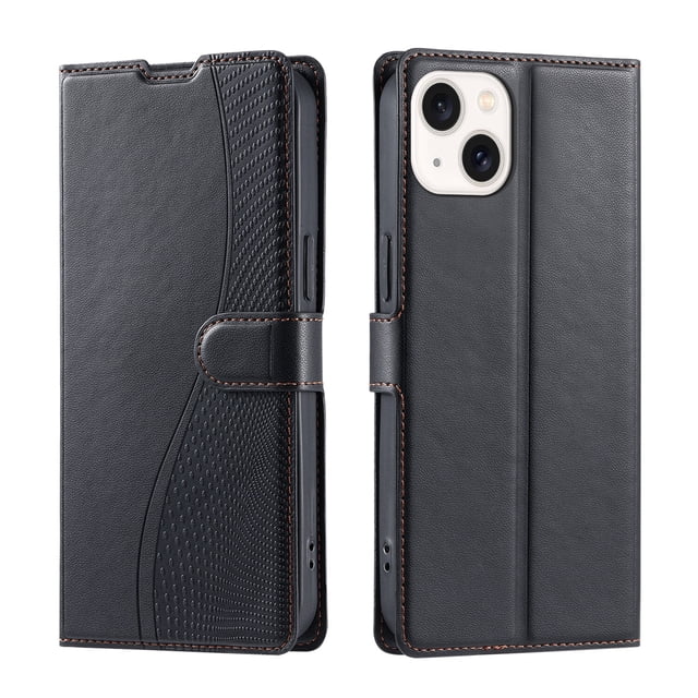 iPhone 13 Case,Wallet Pu Leather Flip Cover Card Holder Magnetic Stand