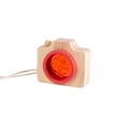 thumbnail image 1 of E Childrens Pretend Wooden Camera Toy With Kaleidoscope Lenses Sensory Development Portable Rope Pendant Hand Eye Coordination Activity Exploration Gift, 1 of 4