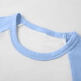 thumbnail image 5 of Survêtement pour Enfants, Haut à Manches Raglan et Col Rond avec Pantalon Jogger à Taille Élastique, Mélange Doux Polyester-Spandex pour un Jeu Confortable et un Usage Quotidien, 5 of 5