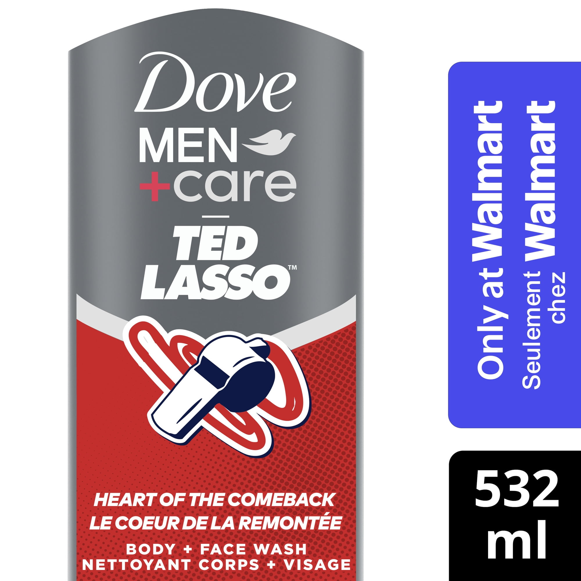 Dove Men+Care Ted Lasso Body Wash The Heart of the Comeback, 532 ml | Limited Edition