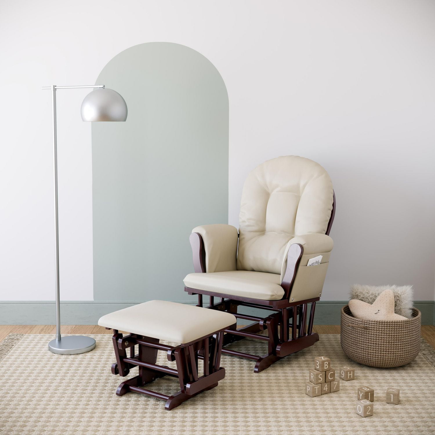 Chaise et repose-pieds Storkcraft Hoop