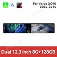 thumbnail image 3 of ZWNAV Dual 12.3 inch Screen Car Radio For Volvo XC90 2004-2014 Android GPS Navigation Multimedia Video Player Stereo Receiver Head Unit, 3 of 15