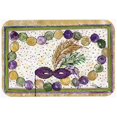 thumbnail image 1 of 30 x 20 in. Mardi Gras Beads Kitchen Or Bath Mat, 1 of 1