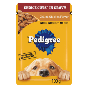 Pedigree Choice Cuts in Gravy Grilled Chicken Flavour Pouch Adult Wet Dog Food