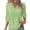 Mint Green, variant on 3/4 Sleeve Womens Tops Women 3/4 Sleeve Tops Summer Plus Size Tops Clearance Womens Tops Casual Work Outfits for Women Workout Shirts, V Neck, Yellow